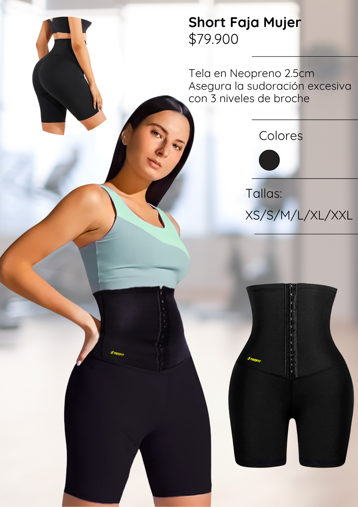 Short Faja Mujer